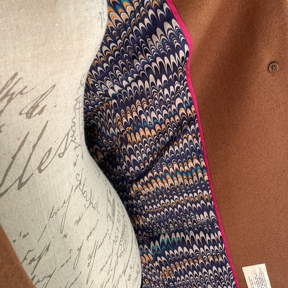 Anthropologie/ Cartonnier 3/4 Sleeve Wool Blend Coat - Picture 5 of 7